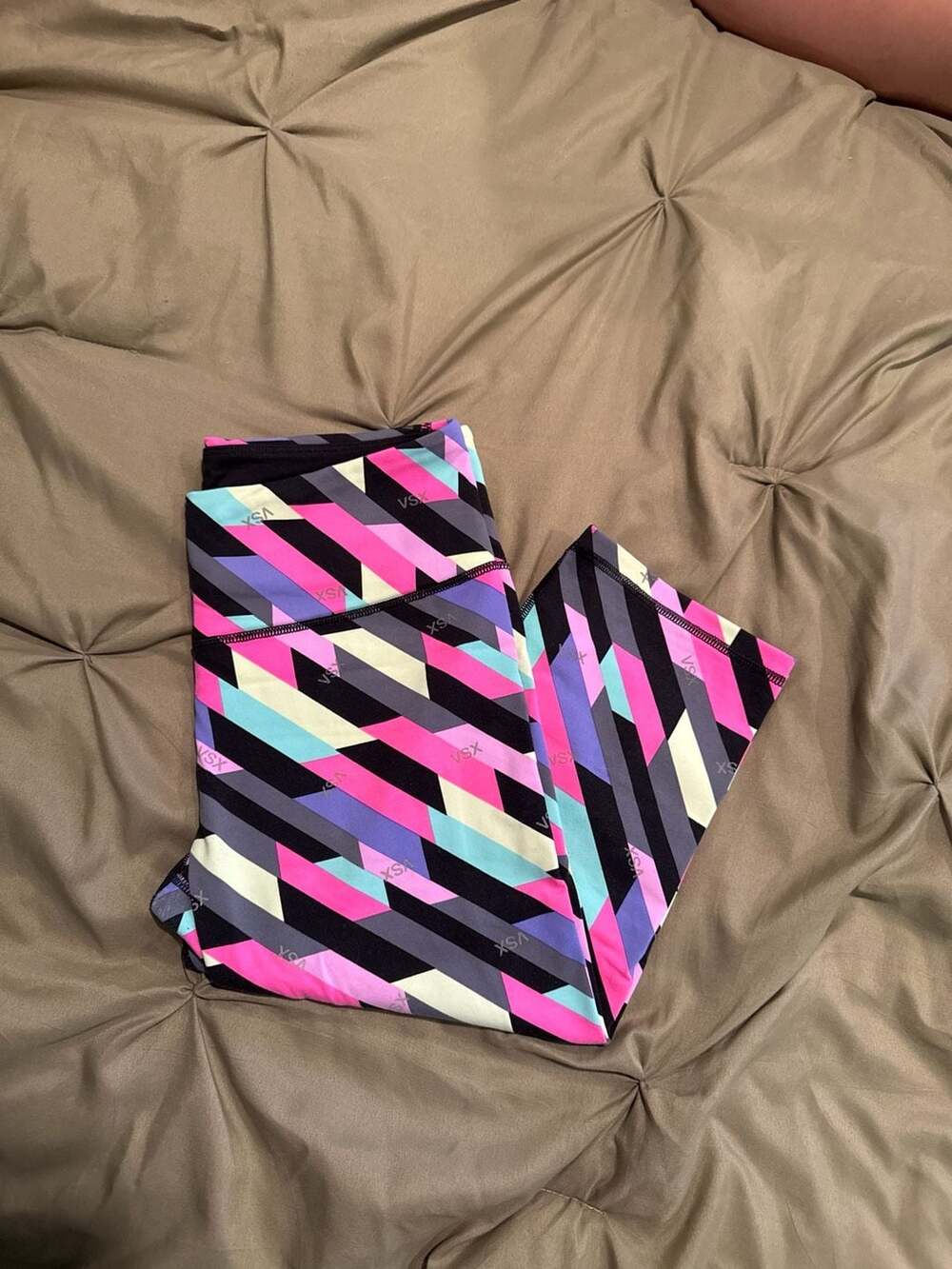 VSX Sport Victoria's Secret Knockout High-Rise Geometric Crop Leggings